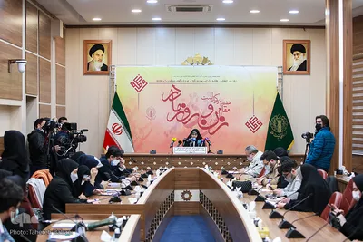 نشست خبری انسیه خزعلی رئیس ستاد مرکزی هفته بزرگداشت مقام مادر و روز زن