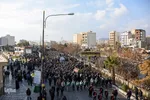 مراسم تشییع شهدای گمنام در سمنان