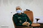 دیدار جانشین فرمانده کل سپاه پاسداران با حجت‌الاسلام عبادی