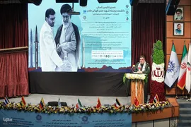 سردار سرتیپ پاسدار سید مهدی فرحی، جانشین وزیر دفاع در بزرگداشت دانشمند شهیدحاج حسن طهرانی‌مقدم