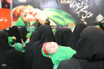 مراسم شیرخوارگان حسینی در حرم مطهر شاهچراغ(ع)