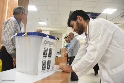 انتخابات ریاست جمهوری در بیمارستان کوثر سمنان