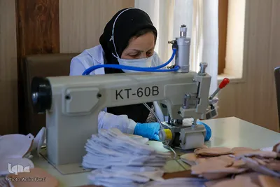 تلاش گروه های جهادی و مردمی شیراز در تولید ماسک