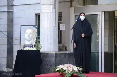 مراسم وداع با پیکر محمد محمدپور مدیرکل فرهنگ و ارشاد اسلامی آذربایجان شرقی