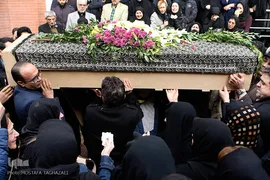 مراسم تشییع پیکر مرحوم «علیرضا تلیانی» خبرنگار ایسنا