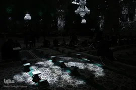 ترتیل‌خوانی قرآن کریم در حرم امام رضا(ع)