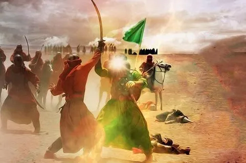شهیدی در کربلا که بدون زره به میدان نبرد رفت