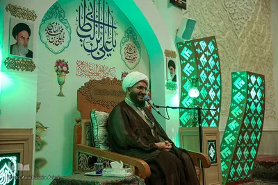 مراسم جشن ولادت امام هادی(ع) در حرم حضرت احمدبن موسی(ع)