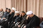 عزاداری دانشگاهیان دانشگاه‌ تبریز در سوگ شهادت رئیس جمهور و هیئت همراه ایشان‎
