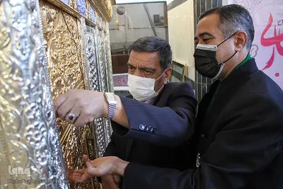 رونمایی از ضریح امامزاده سید احمد و سید محمود (امامزاده سید الصحرا) یزد‎