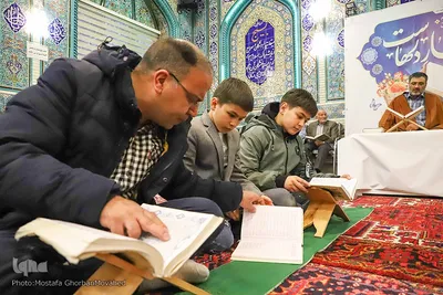 مراسم جزء خوانی قرآن در اهر