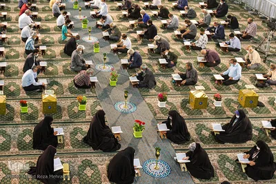 مراسم جز خوانی در حرم حضرت عبدالعظیم حسنی