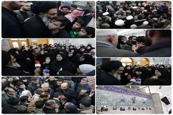 Syrer sprechen dem Vertreter von Imam Chamenei zum Märtyrertod von General Soleimani Beileid aus