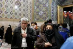لحظه تحویل سال در حرم مطهر رضوی
