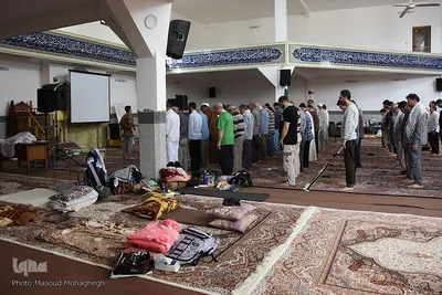 دومین روز مراسم معنوی اعتکاف در سمنان