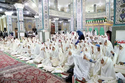 جشن تکلیف دختران دانش‌آموز در اهواز