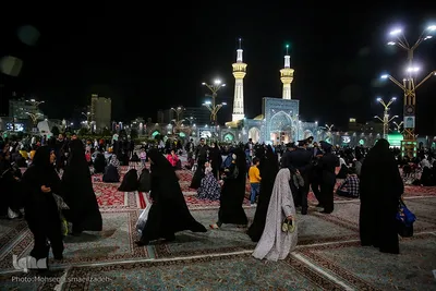 مراسم احیاء شب نوزدهم ماه رمضان در حرم مطهر رضوی
