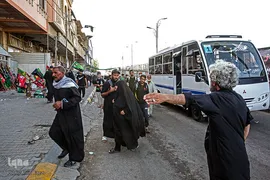 موکب کفیل زینب شیرازی ها در شهر نجف