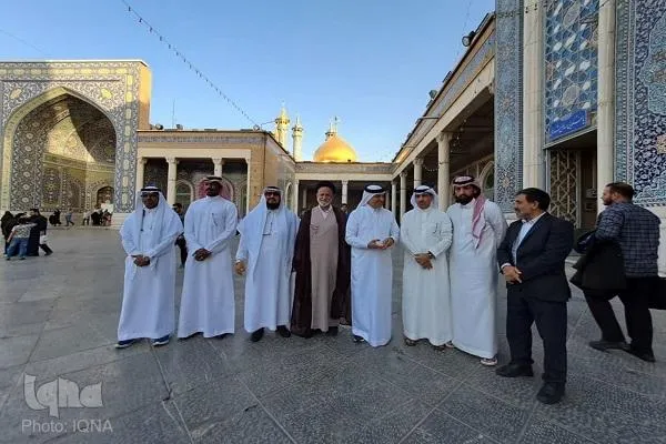 تشرف سفیر عربستان به حرم حضرت معصومه(س) در قم + عکس