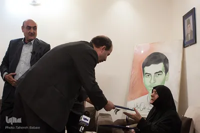 دیدار هفتگی جامعه قرآنی با خانواده طلبه شهید سیدعلی‌اکبر فاطمی نیری
