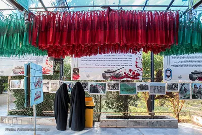 اسکان سیل‌زدگان خوزستانی در یادمان شهدای هویزه