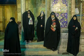 مراسم خداحافظی معتکفین