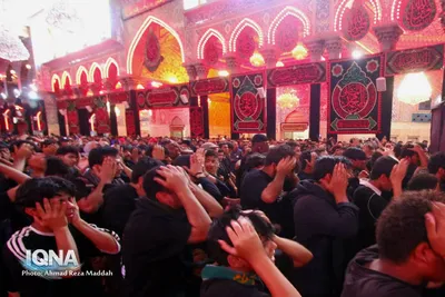 حضور دسته جات عزاداری در بین الحرمین 
در آستانه اربعین حسینی