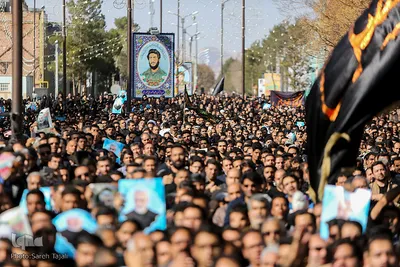 راهپیمایی مردم کرمان در پی شهادت سردار سپهبد شهید قاسم سلیمانی