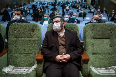 محمدمهدی اسماعیلی، وزیر فرهنگ‌ و ارشاد اسلامی در مراسم تودیع و معارفه رئیس سازمان حج و زیارت
