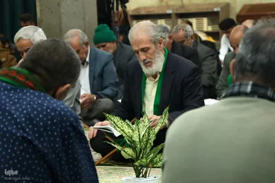 جزءخوانی قرآن در امامزاده سیدنصرالله(ع) یزد‎