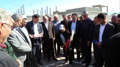 آیین کلنگ‌زنی احداث ۳۰ واحد مسکن مددجویی در استان اردبیل
