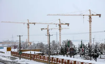 بارش اولین برف زمستانی در اراک
