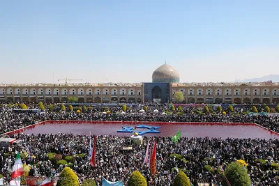 مراسم راهپیمایی روز جهانی قدس در میدان امام (ره) اصفهان