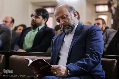محمدمهدی حیدریان در مراسم بزرگداشت آیت‌الله جوادی‌آملی