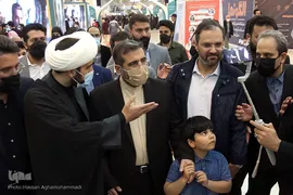 بازدید محمدمهدی اسماعیلی، وزیر فرهنگ و ارشاد اسلامی از بیست و نهمین نمایشگاه بین المللی قرآن کریم