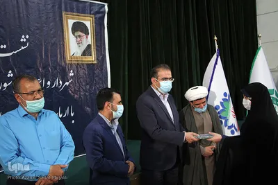 نشست خبری نقوی شهردار و اعضای شورای اسلامی شهر میبد‎‎