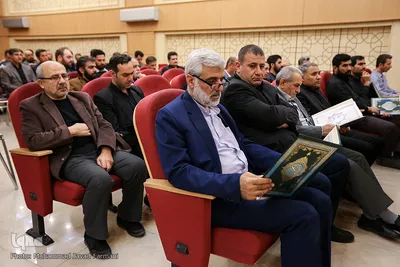 مراسم ترحیم ابوالزوجه قاری ممتاز علی اکبر ملکشاهی