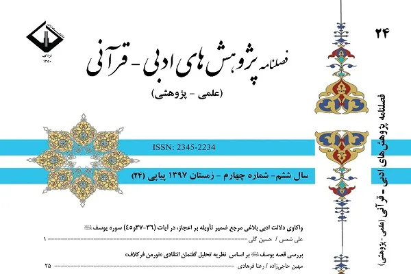 شماره 24 فصلنامه علمی ـ پژوهشی «پژوهش‌های ادبی ـ قرآنی» منتشر شد