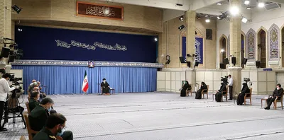 دیدار دست‌اندرکاران مراسم سالگرد شهید سلیمانی با رهبر معظم انقلاب