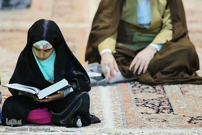 ترتیل‌خوانی نوجوانان در حرم کریمه اهل‌بیت(س)