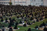 عزاداری شب چهارم محرم در ورزشگاه تختی مشهد
