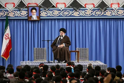 دیدار نوجوانان و جوانان عازم راهیان نور با مقام معظم رهبری