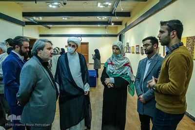 افتتاح نمایشگاه ماه تمام