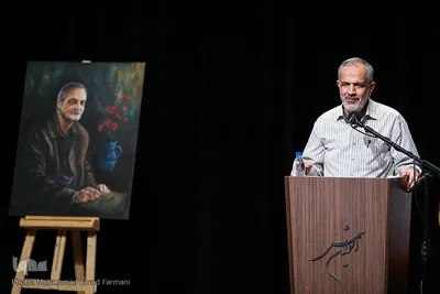 احمد مسجد جامعی در رونمایی «محمدامین» در ایوان شمس
