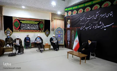 دیدار مسئولان دفاتر نمایندگی ولی فقیه در نواحی سپاه انصارالرضا(ع) با حجت‌الاسلام عبادی 