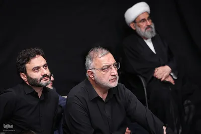 مراسم عزاداری شب تاسوعا در حسینیه امام خمینی(ره)