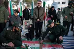 مراسم گلباران و عطرافشانی مزار مطهر شهدا در اصفهان