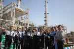آیین افتتاحیه پروژه تولید «بنزین یورو ۵» در شیراز‎