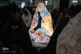 مراسم عزاداری شهادت حضرت زهرا(س) در حرم عبدالعظیم حسنی(ع)