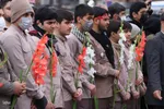 تشییع پیکر مطهر دو شهید گمنام در ملایر